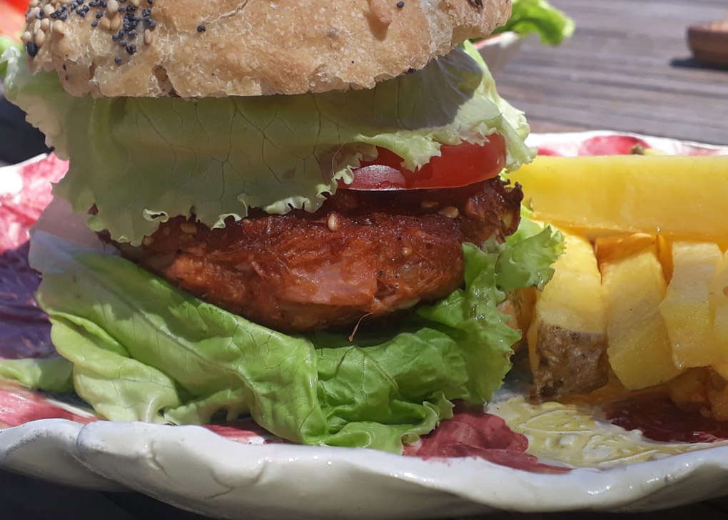 hamburguesa vegana bio jackfruit