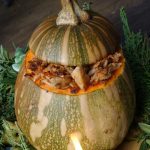 Calabaza rellena con Jackfruit