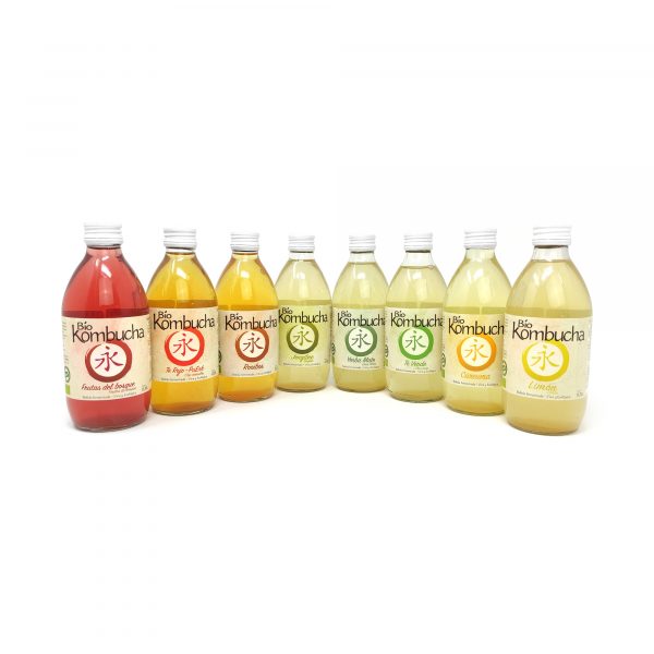 8 sabores bio kombucha