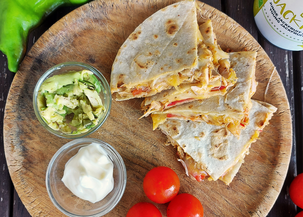 quesadilla vegana jackfruit