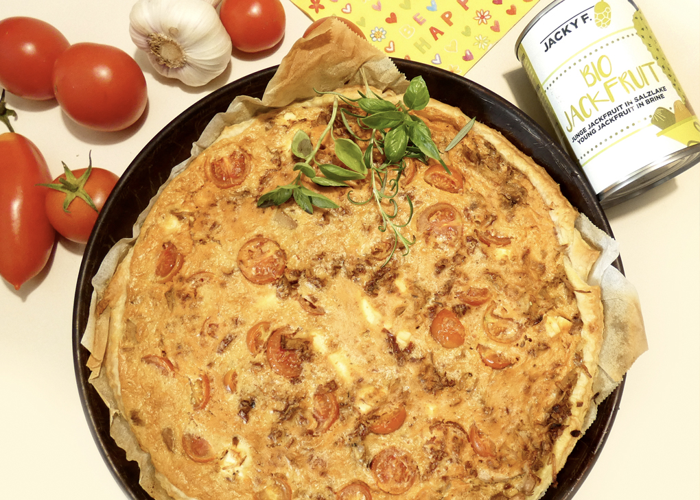 quiche jackfruit