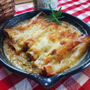 deliciosos receta canelones veganos con jackfruit