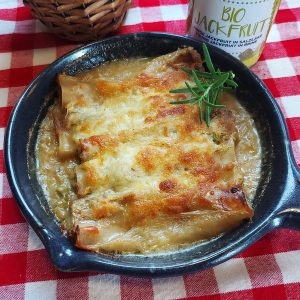 receta canelones veganos con jackfruit