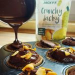 Muffins de chocolate con Crunchy Jacky